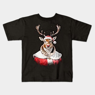 Christmas reindeer Kids T-Shirt